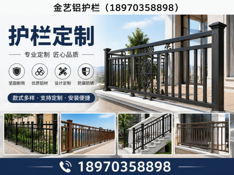 万年县铝艺楼梯扶手展示图